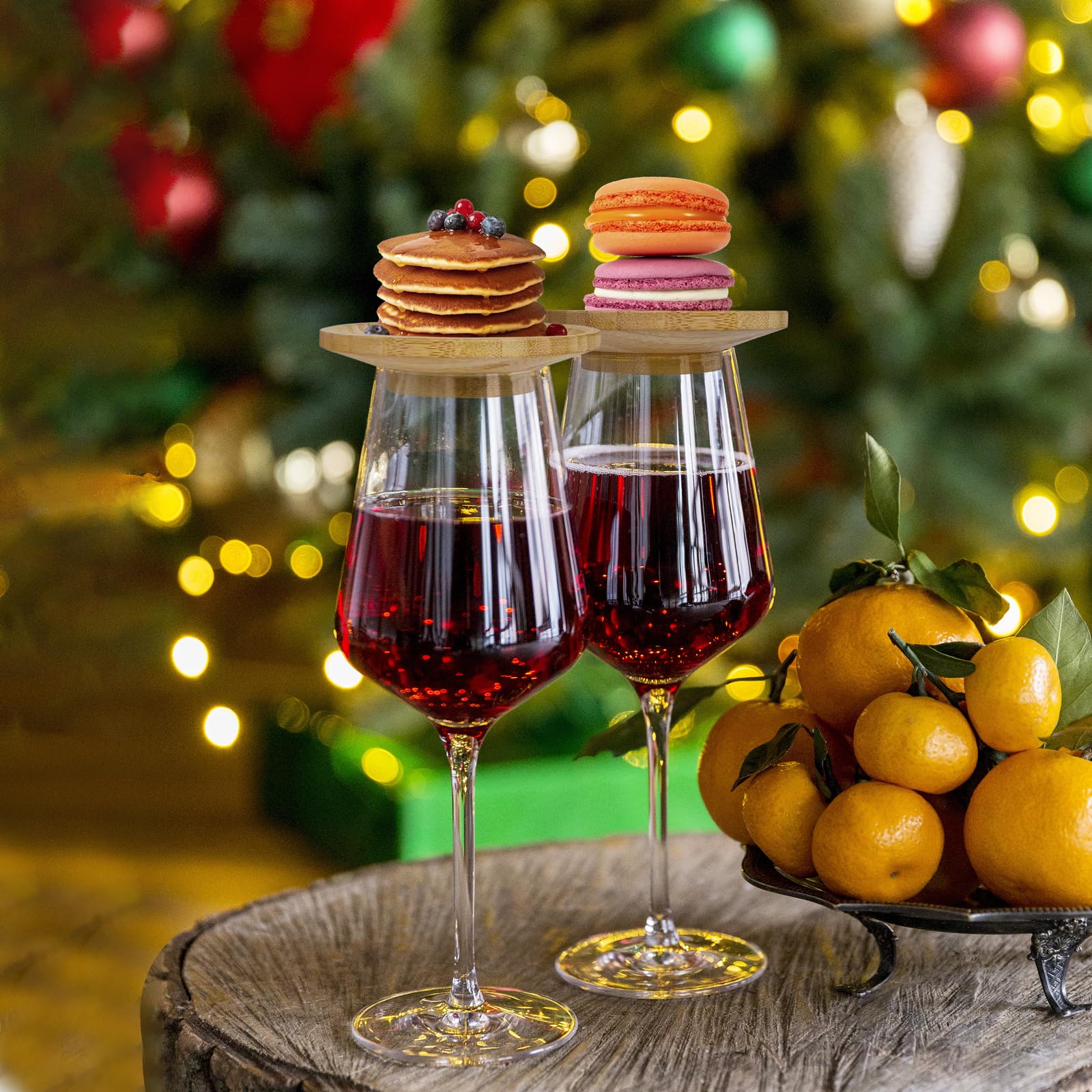 Liyeeeuo bamboo toppers ideal for parties and casual gatherings