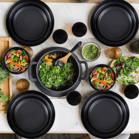 LIYH dishwasher-safe plates and bowls for effortless cleanup.