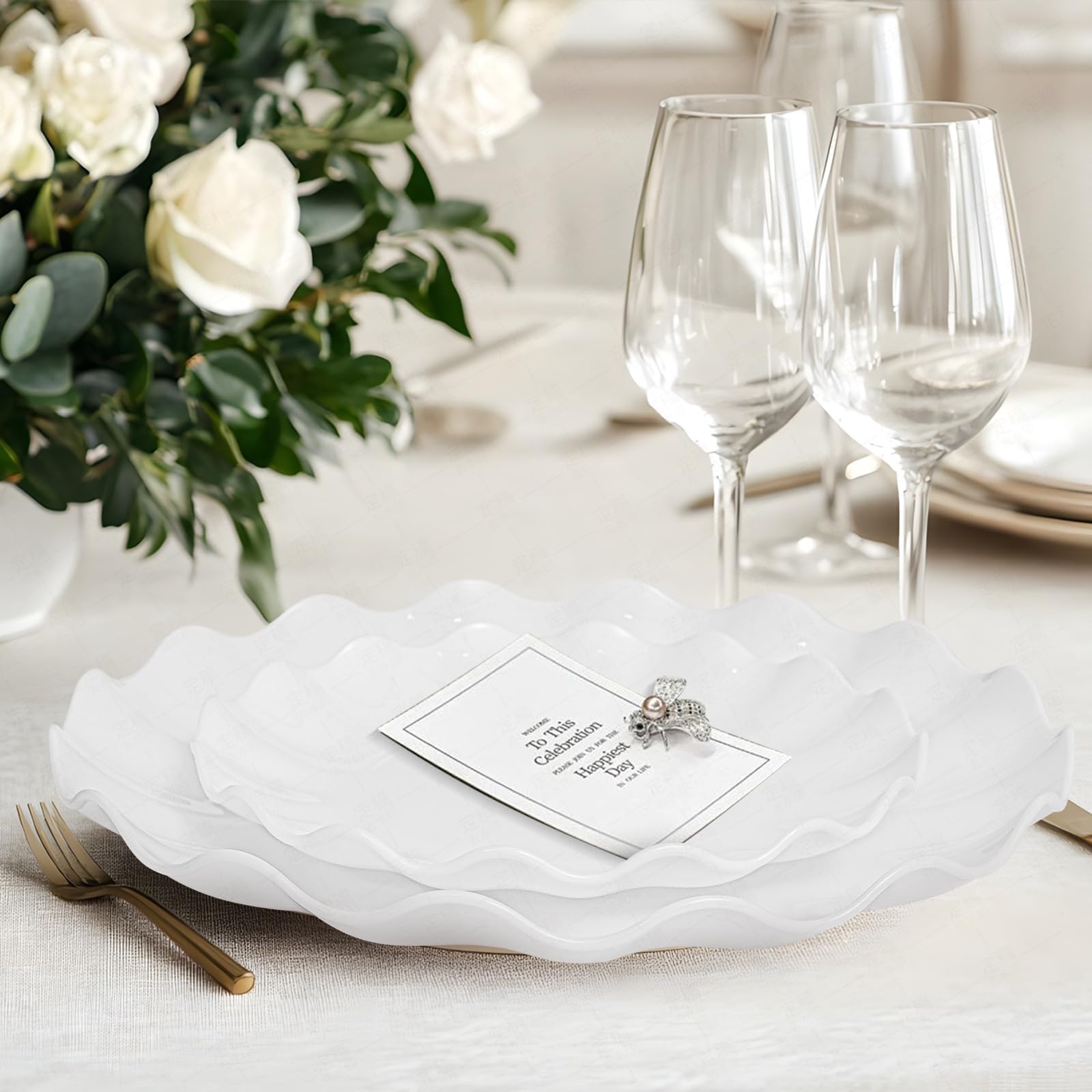 LIYH dishwasher-safe reusable plates simplify cleanup after gatherings