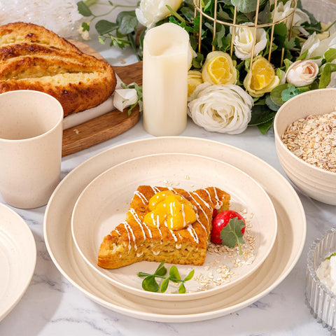 LIYH lightweight, stackable dinnerware for compact storage