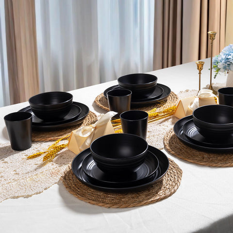 LIYH dinnerware safe in fridge and dishwasher, low-maintenance cleanup.