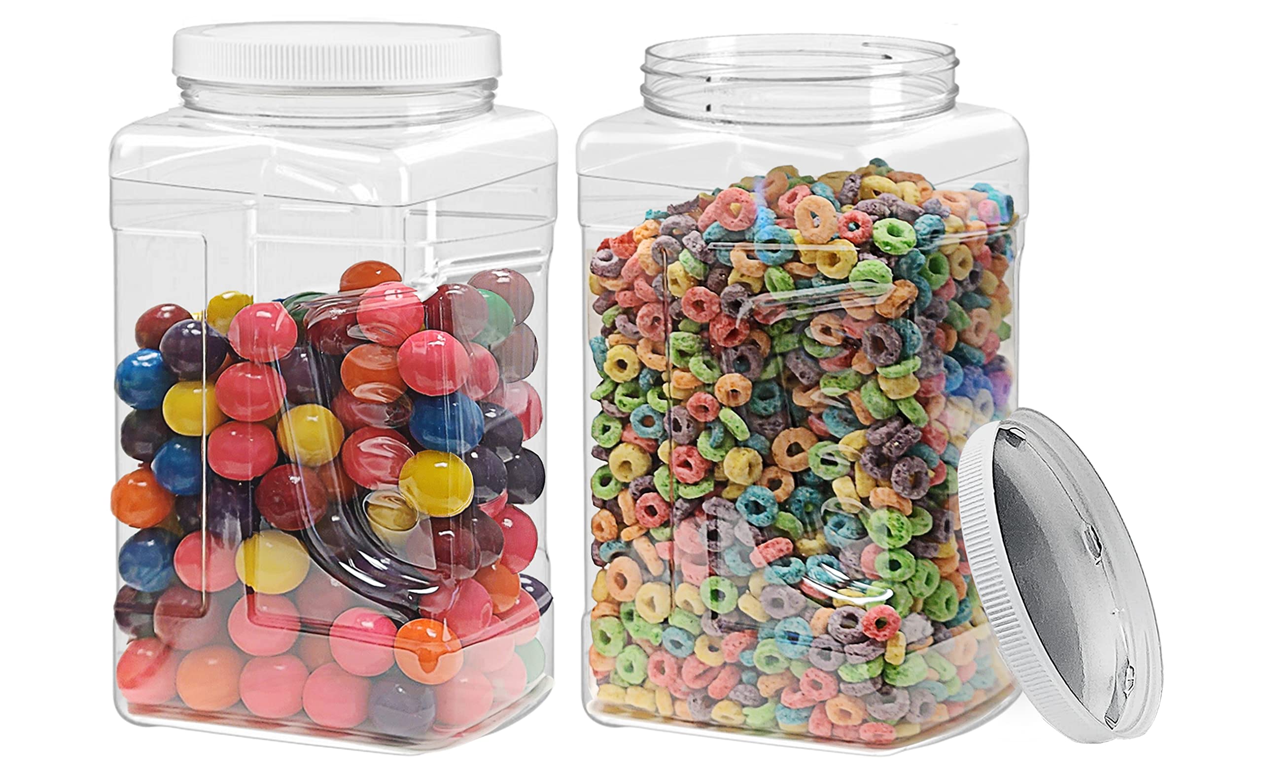 ljdeals airtight ribbed cap with induction liner keeps contents fresh