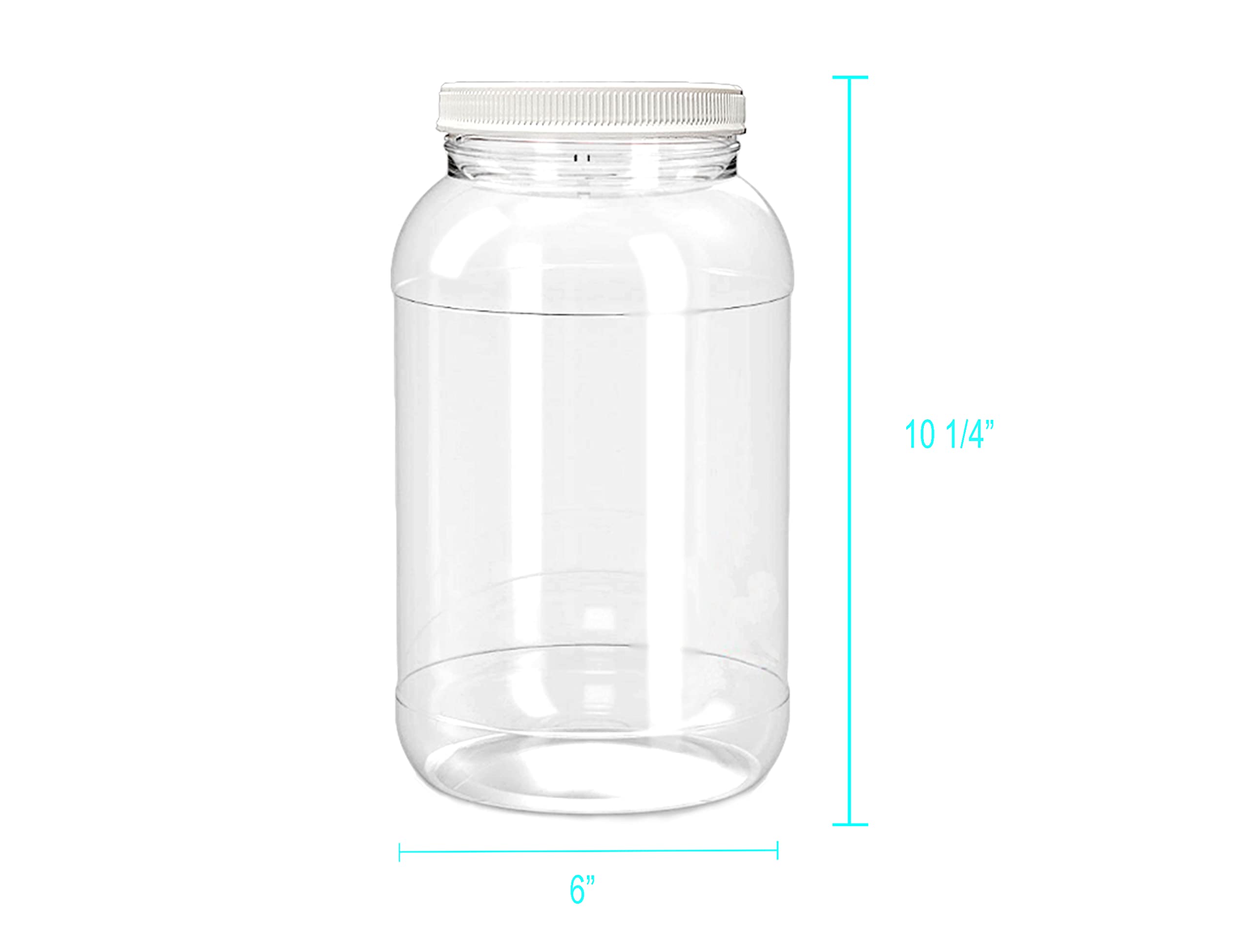 ljdeals BPA-free food-safe jar offers clear visibility and safe storage
