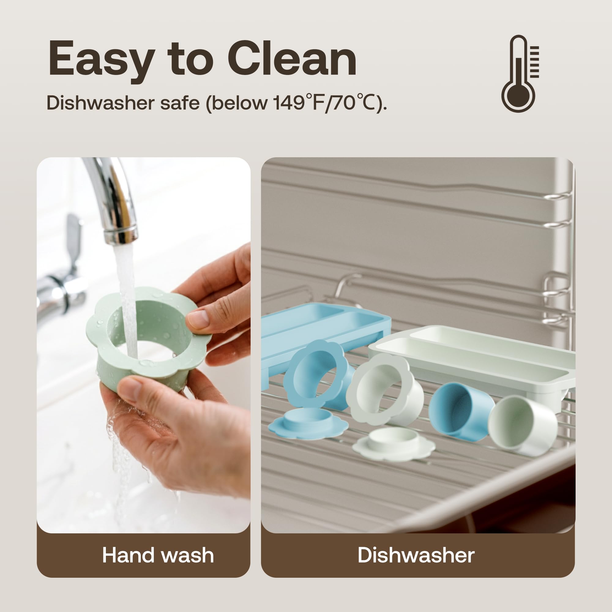 Ljrswda dishwasher-safe parts simplify cleanup after parties and events