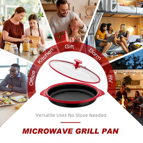 Lkicwah non-stick surface reduces sticking and simplifies cleaning.