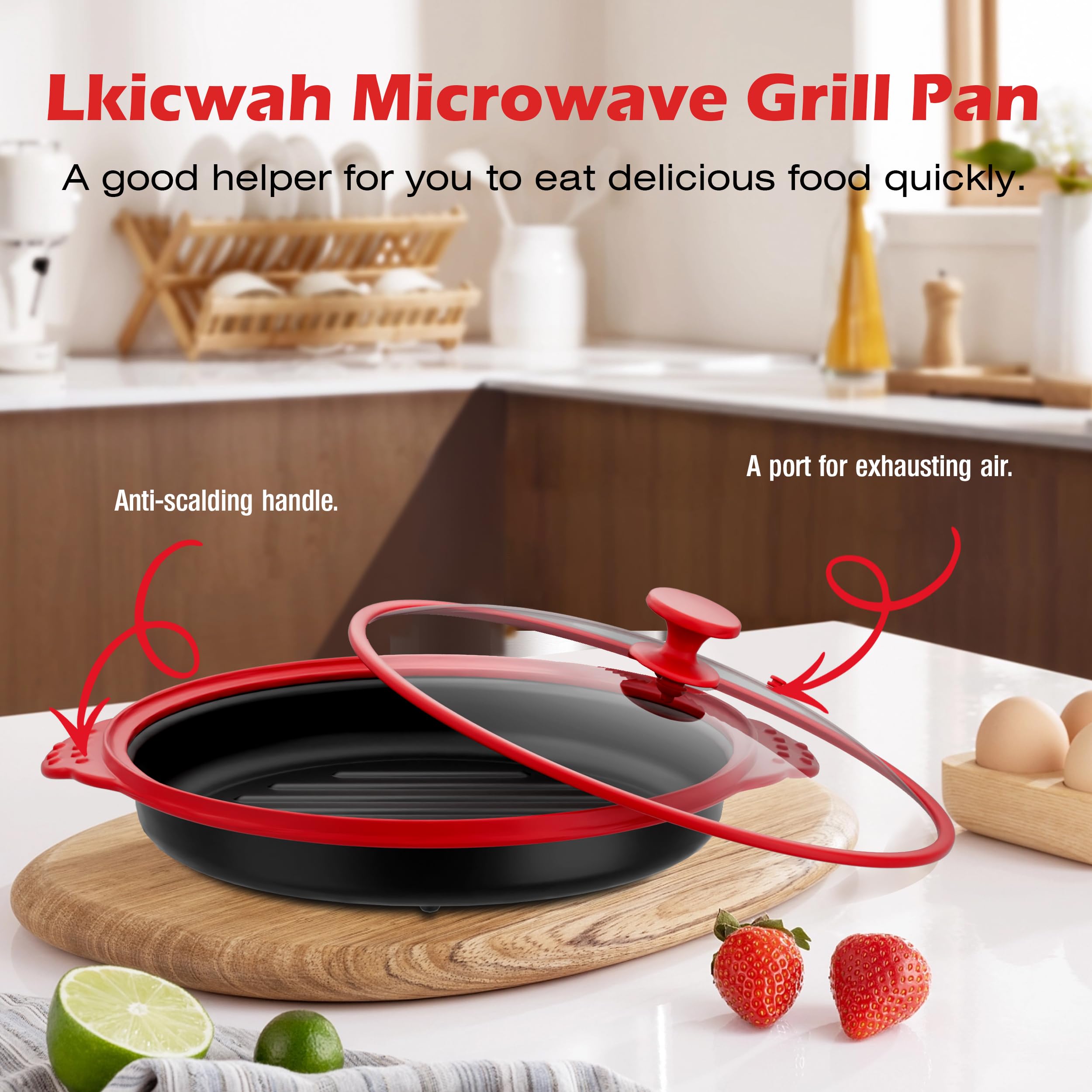Lkicwah versatile microwave grill cooking expands microwave capabilities.
