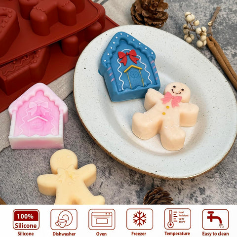 LLchunyun Christmas molds inspire creative desserts, soaps, and decorative party favors.