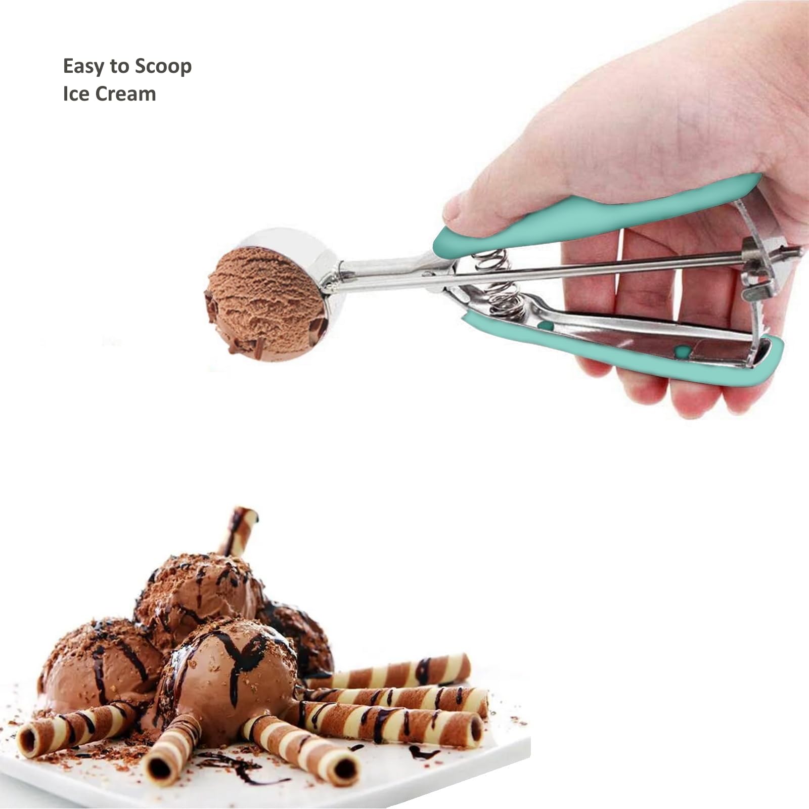 LLESCA soft-grip handle provides comfortable, non-slip use.