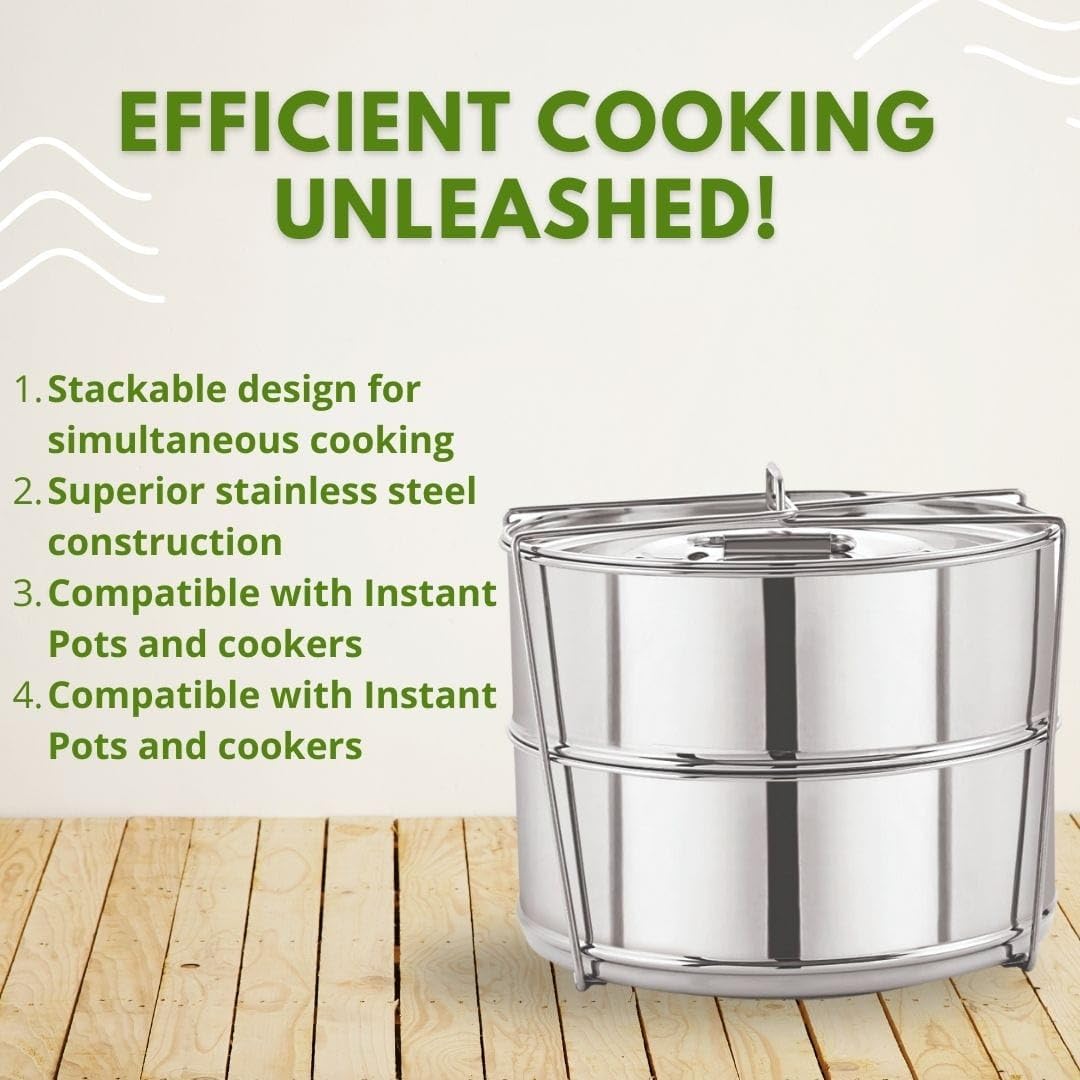 LNM Steamer Pans dessert pan use enables cheesecakes or casseroles.