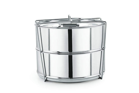 LNM Steamer Pans stainless-steel construction preserves flavor during steaming.