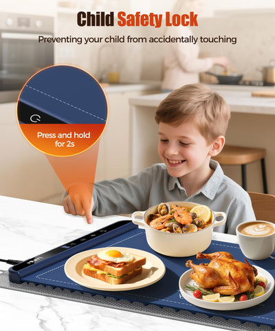 LNNIW warming mat ideal for buffet and family dinner service