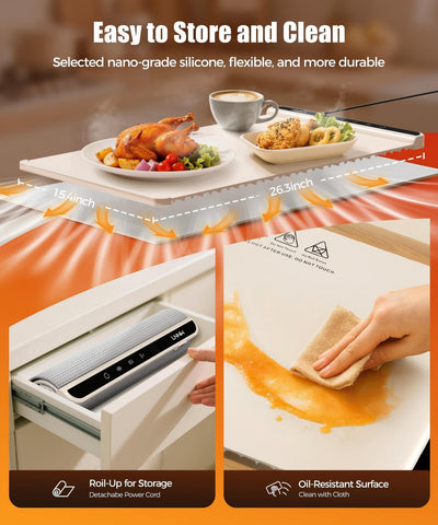 LNNIW heat pad detachable for easy cleaning and protection