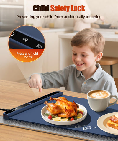 LNNIW Child lock keeps kids safe during warming sessions