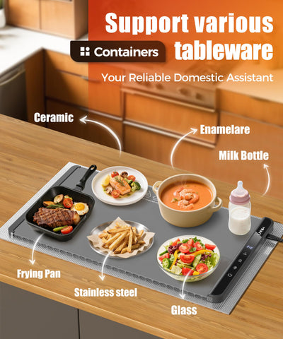 LNNIW six timer presets provide flexible warming for meals and events.