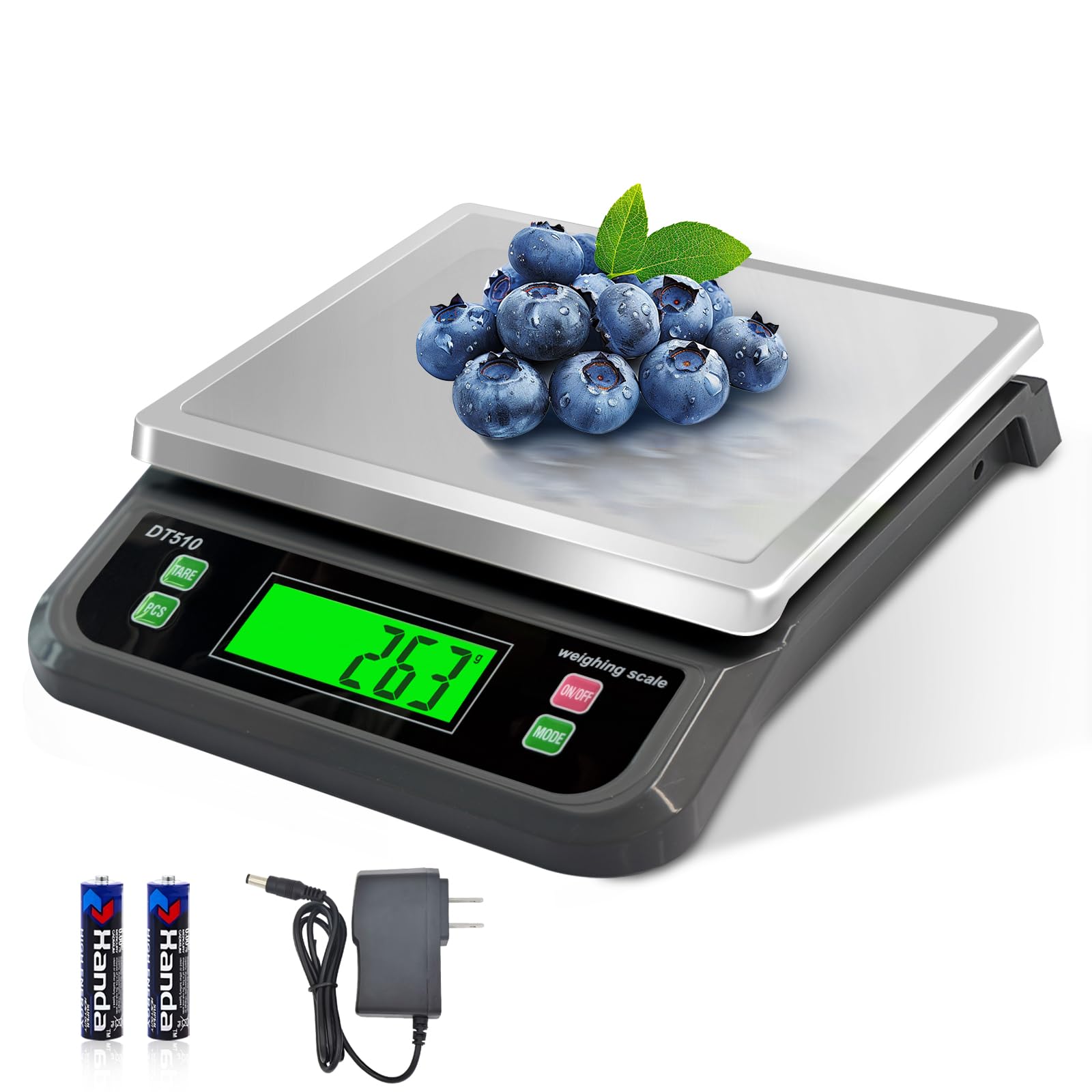 LNXDMWMS large food scale with stainless steel tray for precise baking measurements
