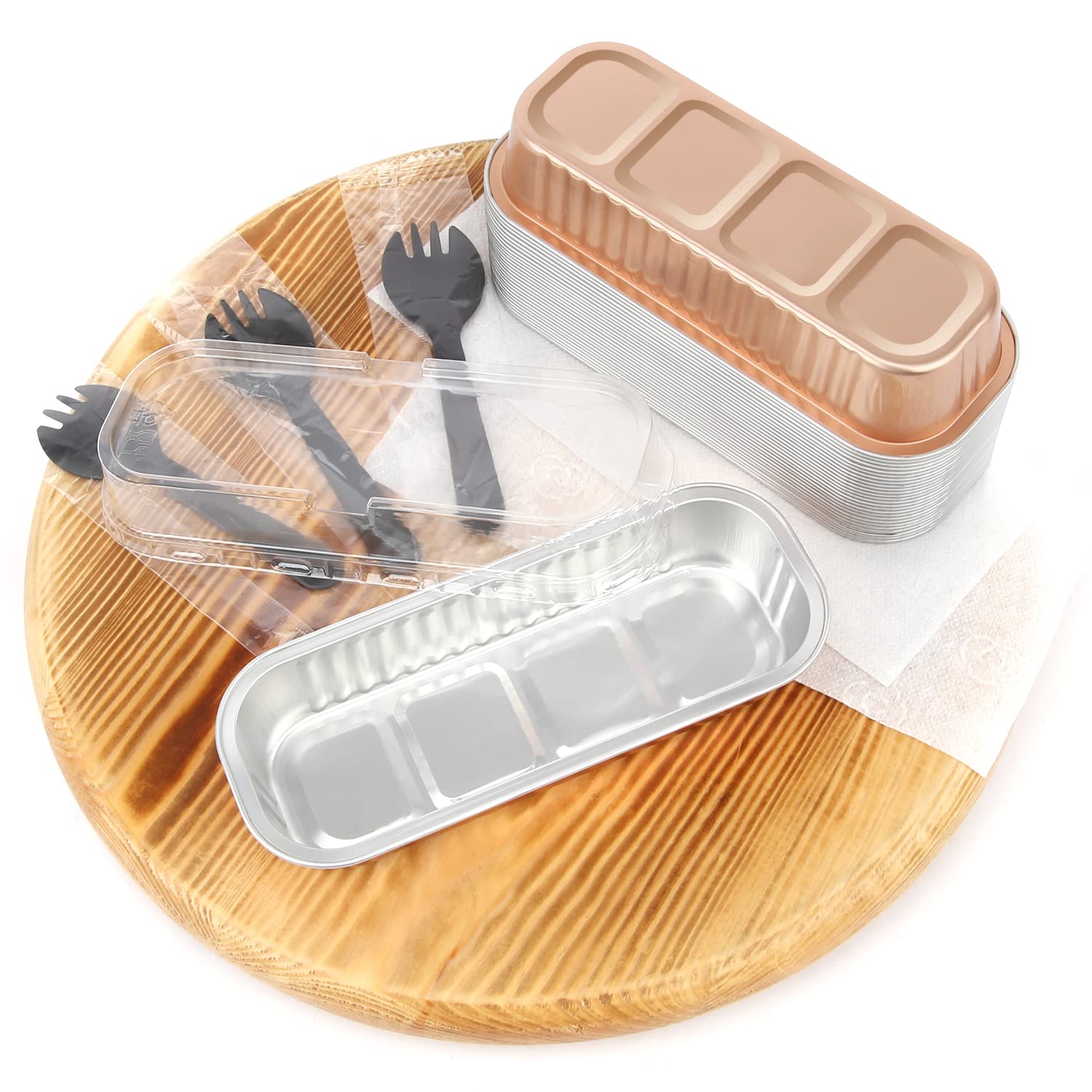 LNYZQUS caramel pudding or mini desserts in versatile pans, ideal for parties.