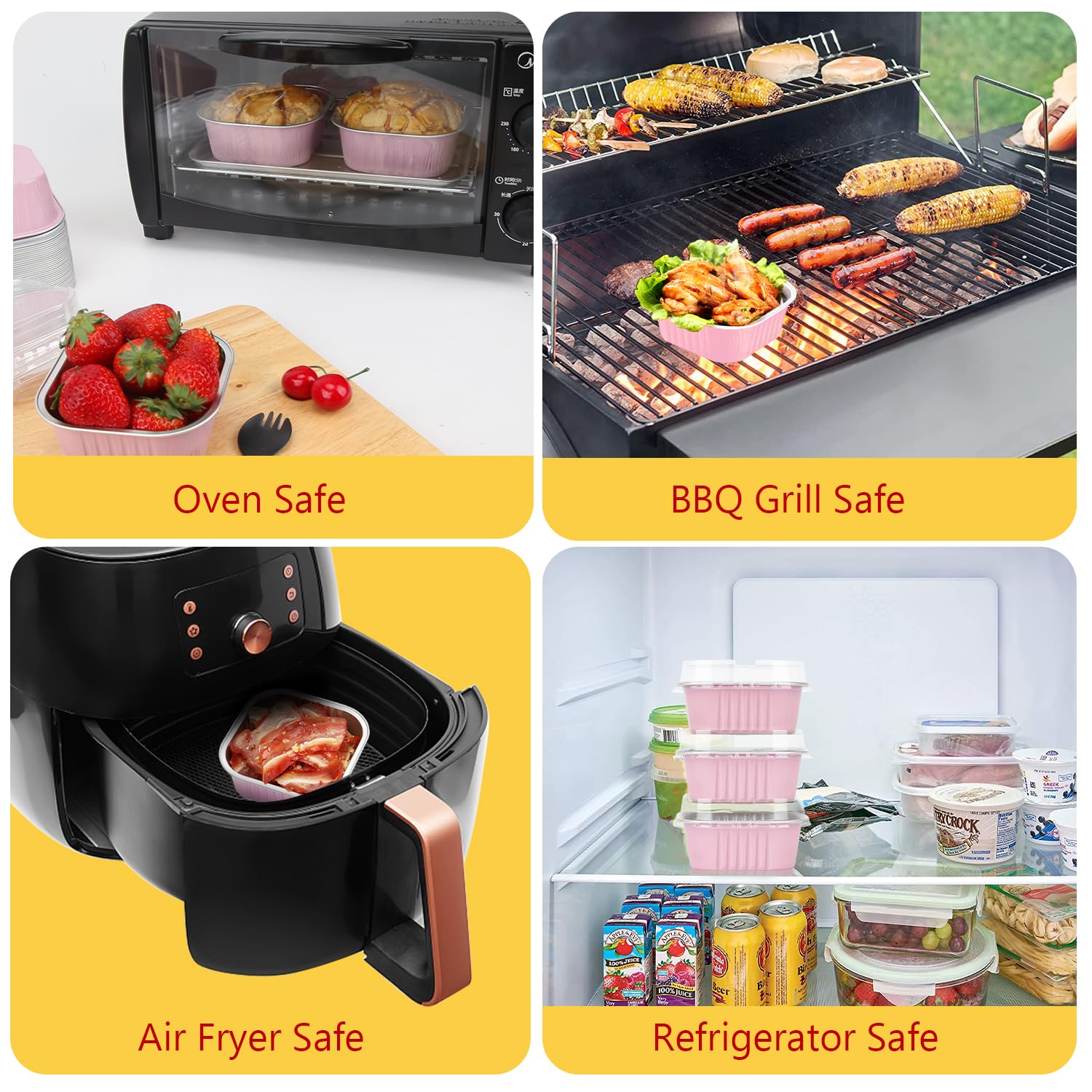 LNYZQUS oven, grill, and air fryer safe cupcake pans.