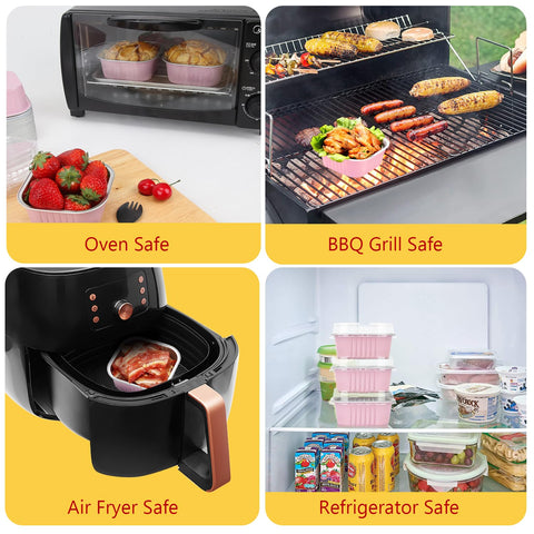 LNYZQUS oven, grill, and air fryer safe cupcake pans.