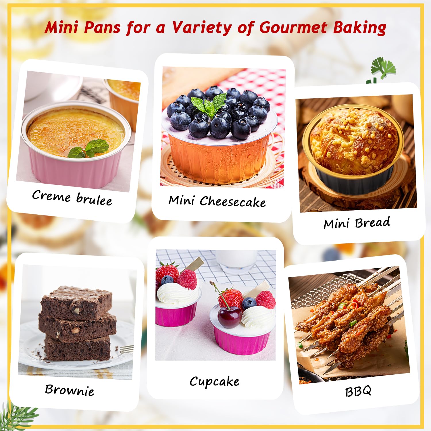 Pack of 100 cupcake pans for large events and catering