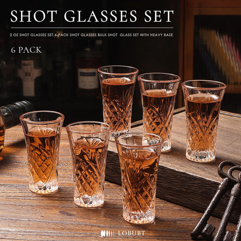 LOBUBT shot glasses are dishwasher safe for quick cleanup