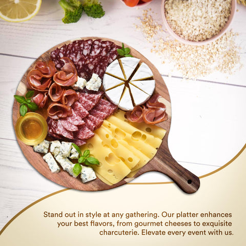 LOBUSO serving board for appetizers and cheese elevates gatherings