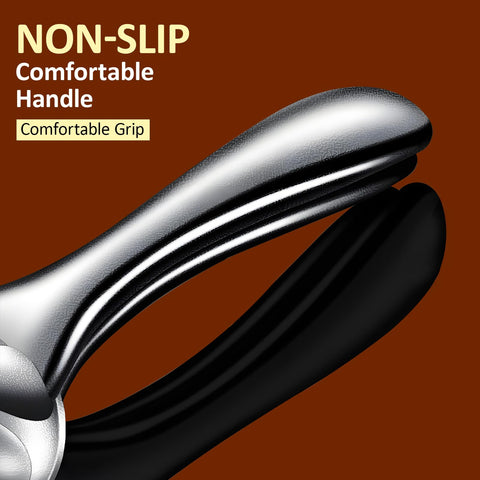 Loceast aluminum alloy handle with ergonomic grip reduces fatigue.