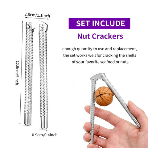Loceast hazelnut cracker handles pressure without slipping