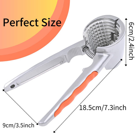LOCEAST nut cracker showing two-notch grip for different nut sizes.