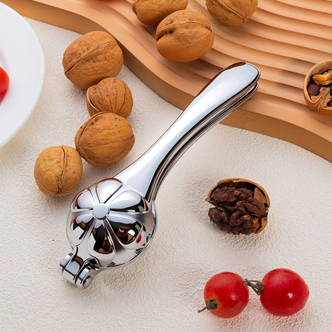 Loceast Nut Crackers auto shell catch tray and non-slip base keep work tidy