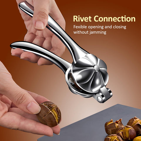 Loceast shell tray design holds shells during processing for mess-free use.