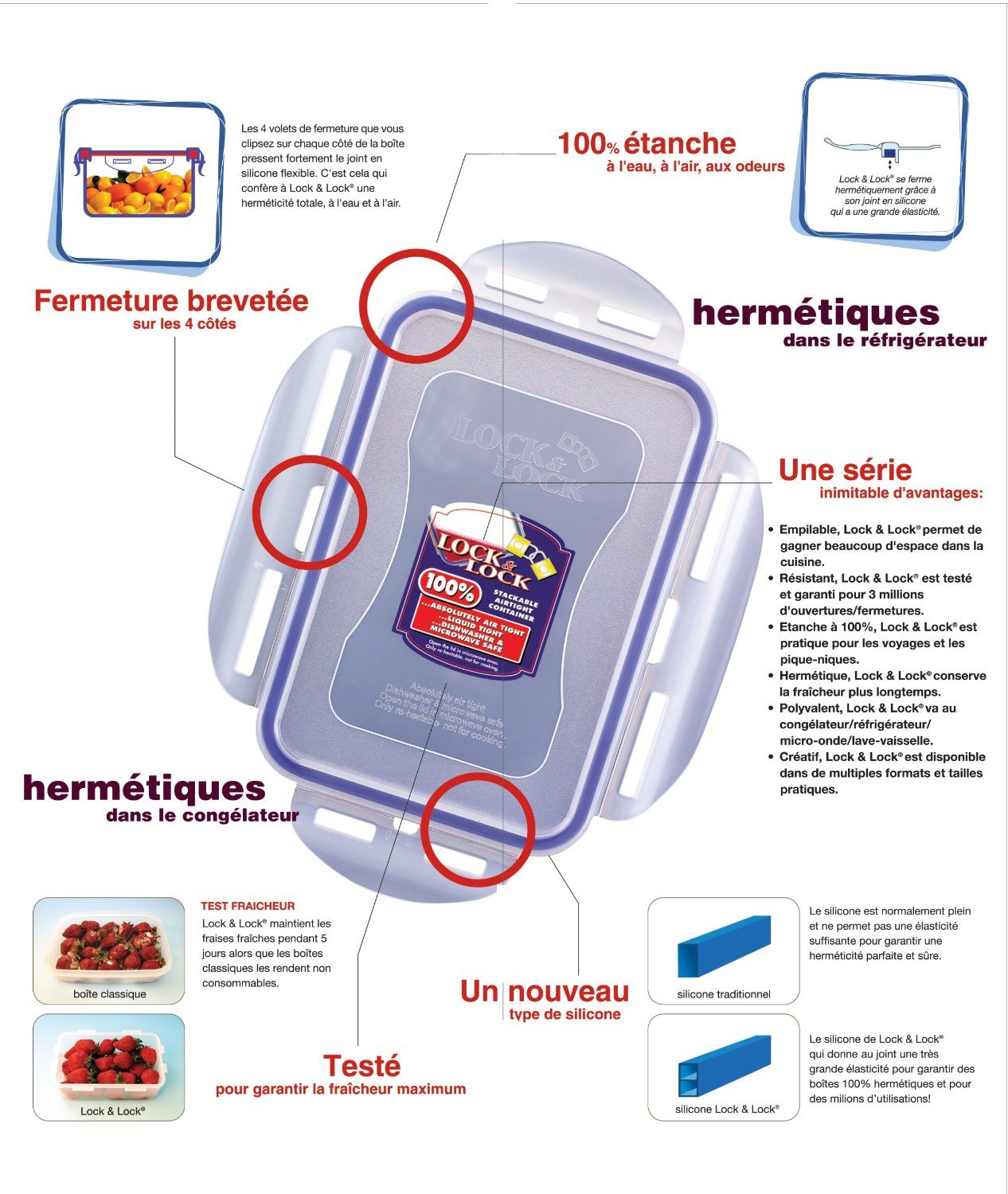 LOCK eggs organizer fits standard fridge shelves with compact design