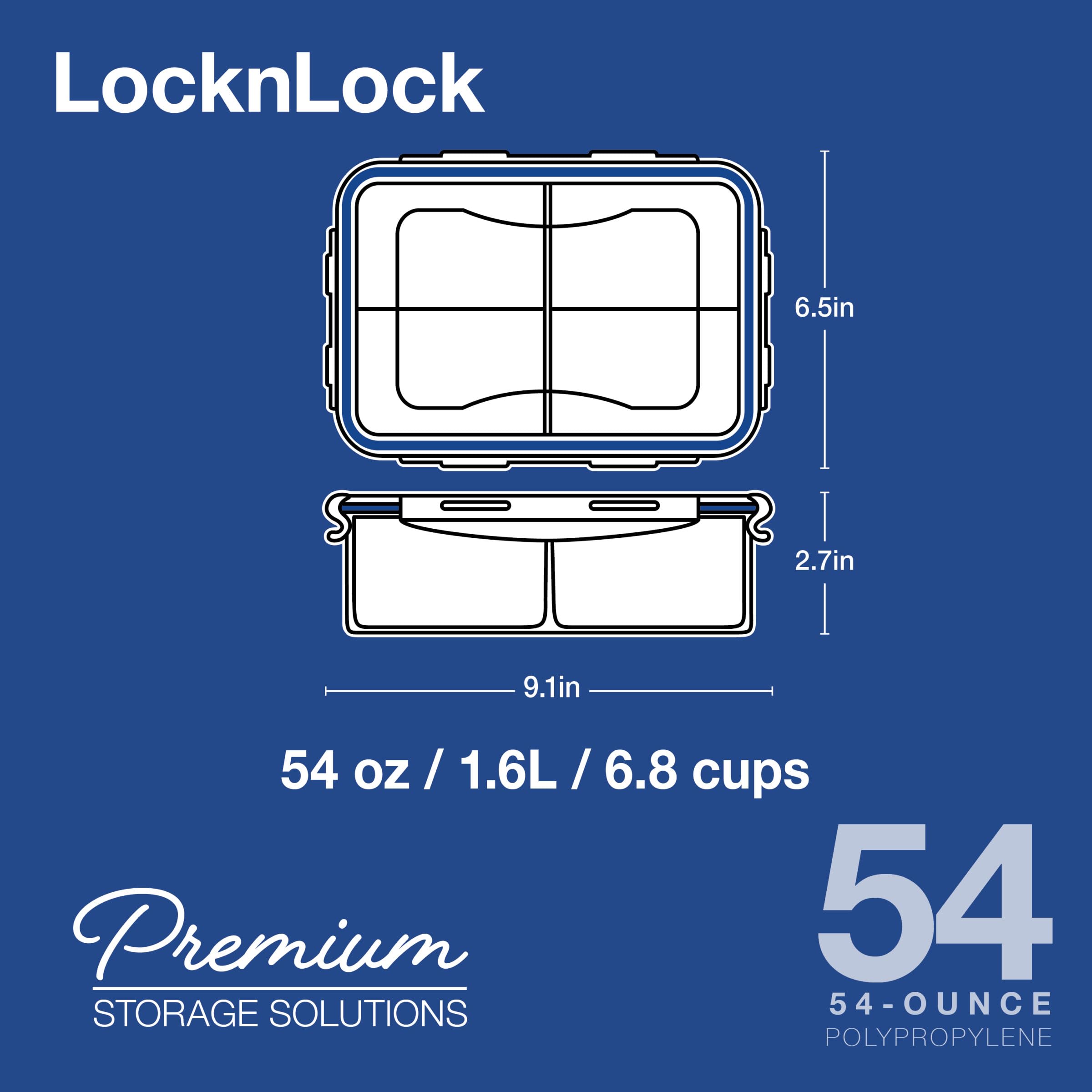 LocknLock BPA-free container body designed for healthy everyday storage.