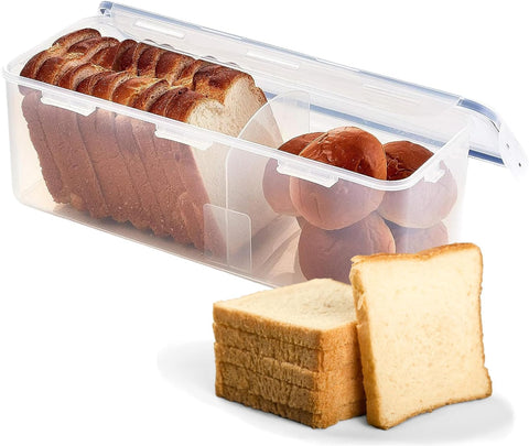 LocknLock Easy Essentials bread box keeps sliced bread fresh for longer.