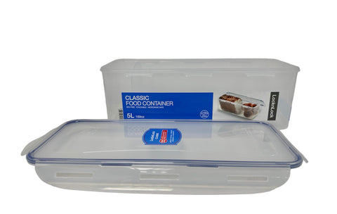LocknLock Easy Essentials stackable design saves cabinet and fridge space.