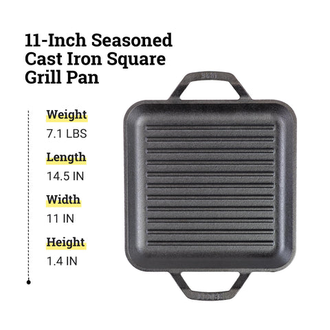 Lodge 81-square-inch cooking surface perfect for family meals