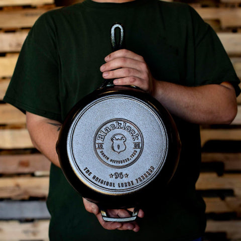 Lodge Blacklock 10.25-inch skillet cleanup-ready surface and seasoning maintenance