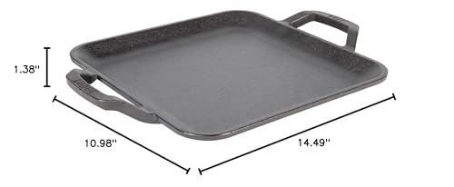 Lodge Chef Collection square griddle after-use cleaning tip
