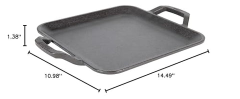 Lodge Chef Collection square griddle after-use cleaning tip