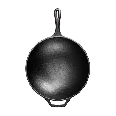 Lodge Chef Collection Wok on induction cooktop delivering even heat