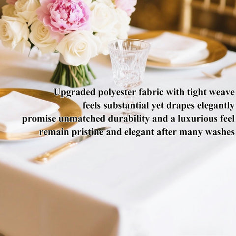 Lodmemo washable polyester table cover shown after a spill cleanup.
