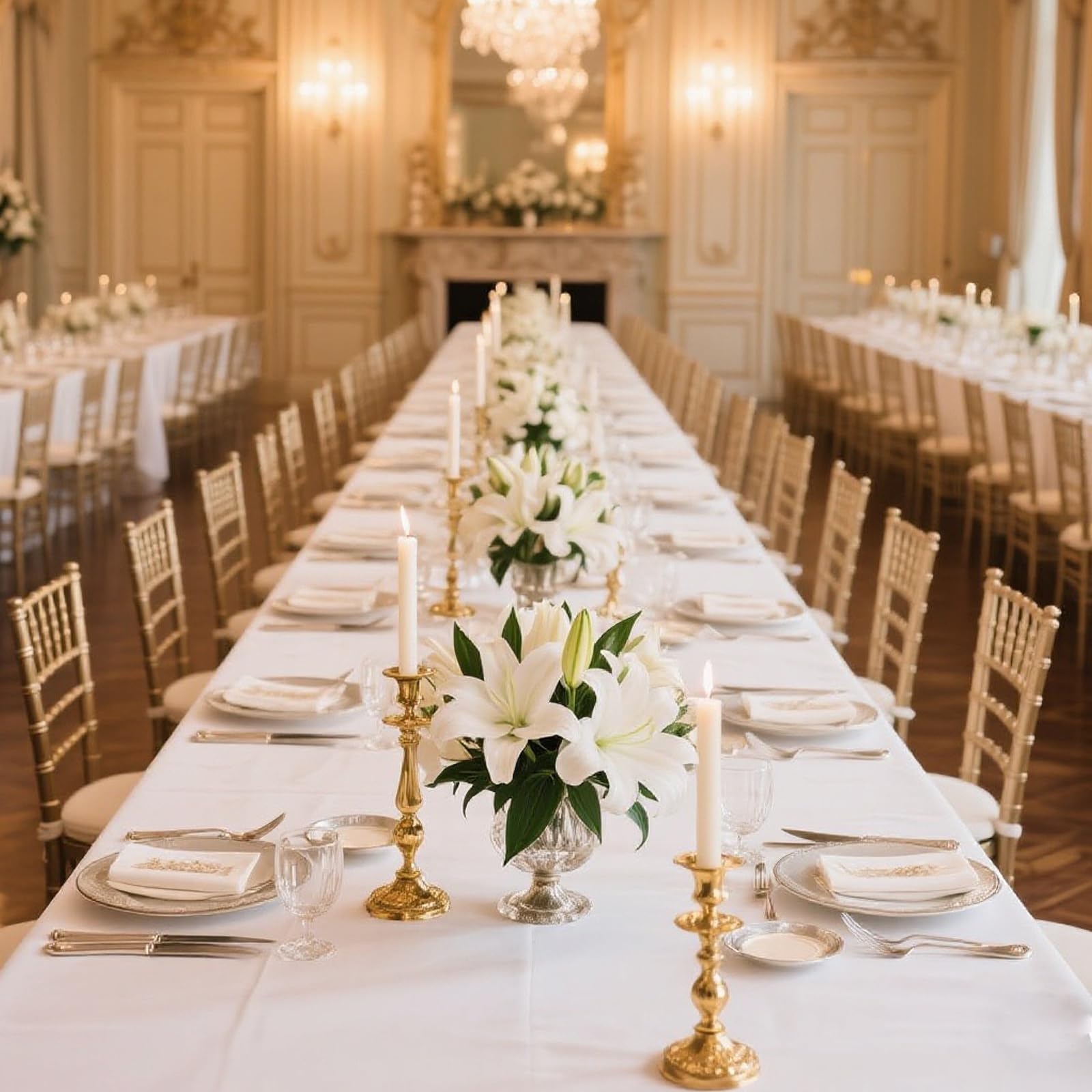 Lodmemo wrinkle-free tablecloth irons easily for a smooth finish.