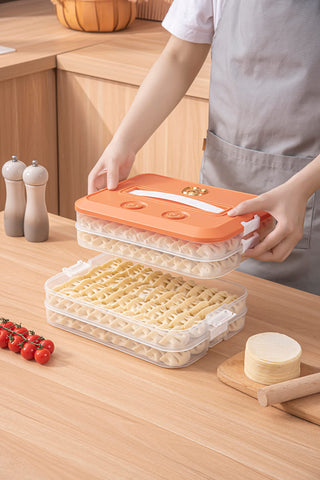 LOEZ fridge-friendly design fits in shelves with multiple layers of snacks