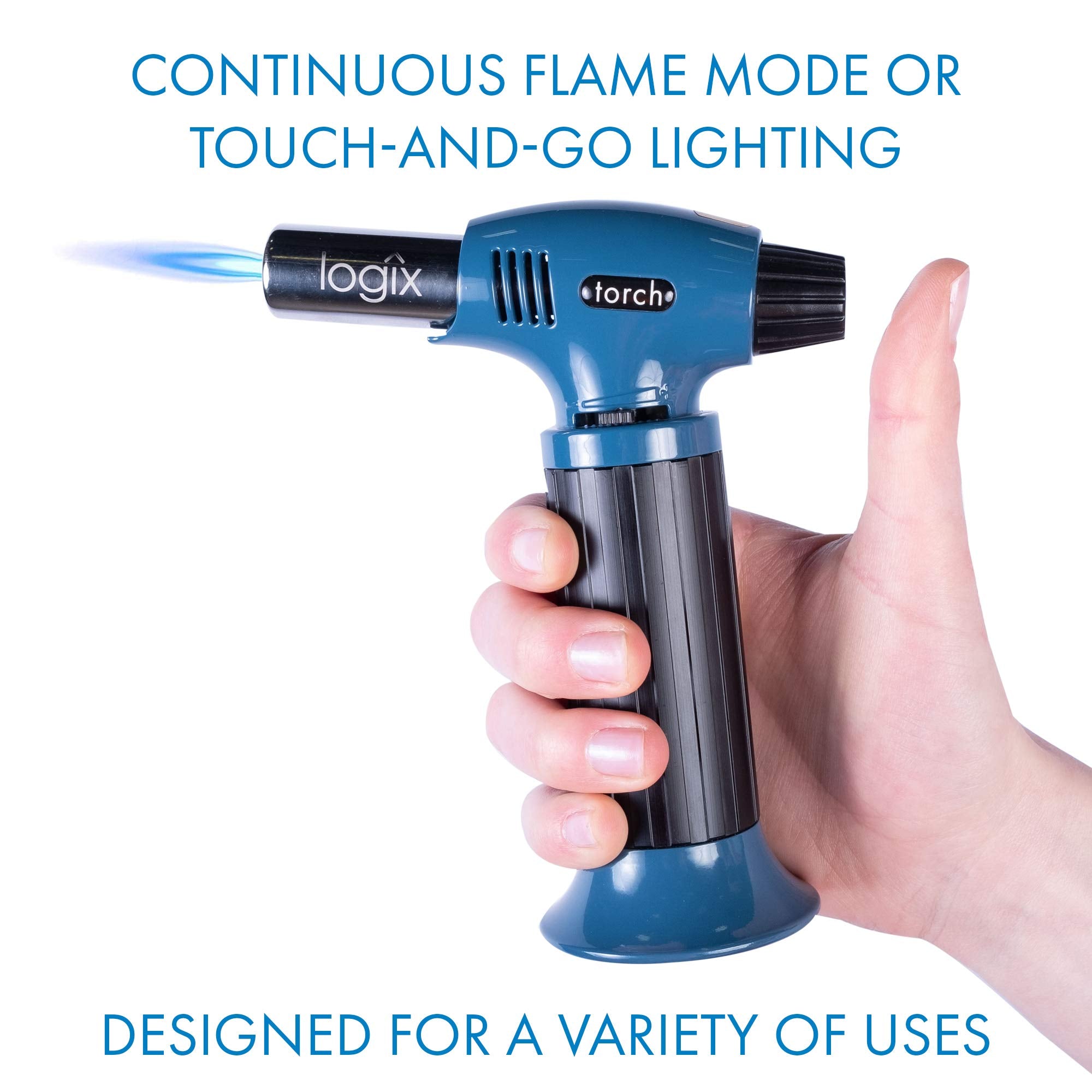 Logix 20910 safety lock prevents accidental ignition during storage.