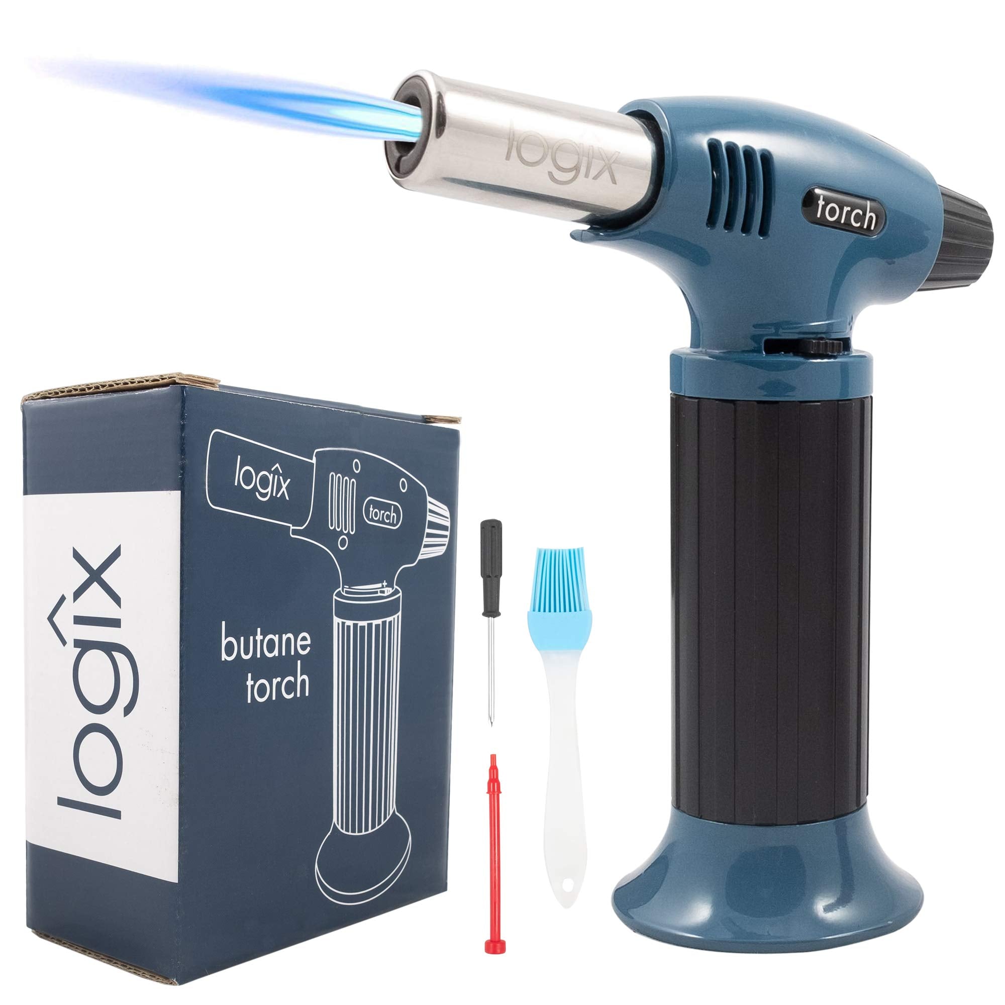 Logix 20910 torch body ready for precise culinary flame tasks.