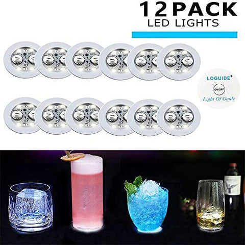 LOGUIDE wedding glow coaster adds elegant lighting to reception tables