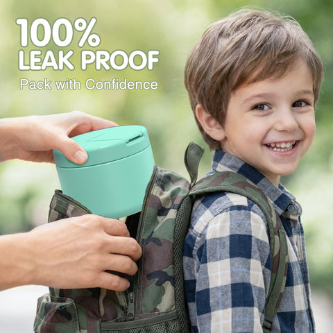 LOHASOK leak-proof seal prevents spills in bags and backpacks.