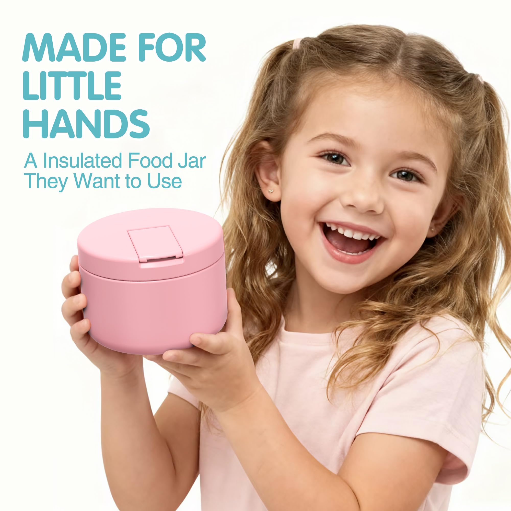 Wide-mouth LOHASOK jar for simple filling and eating