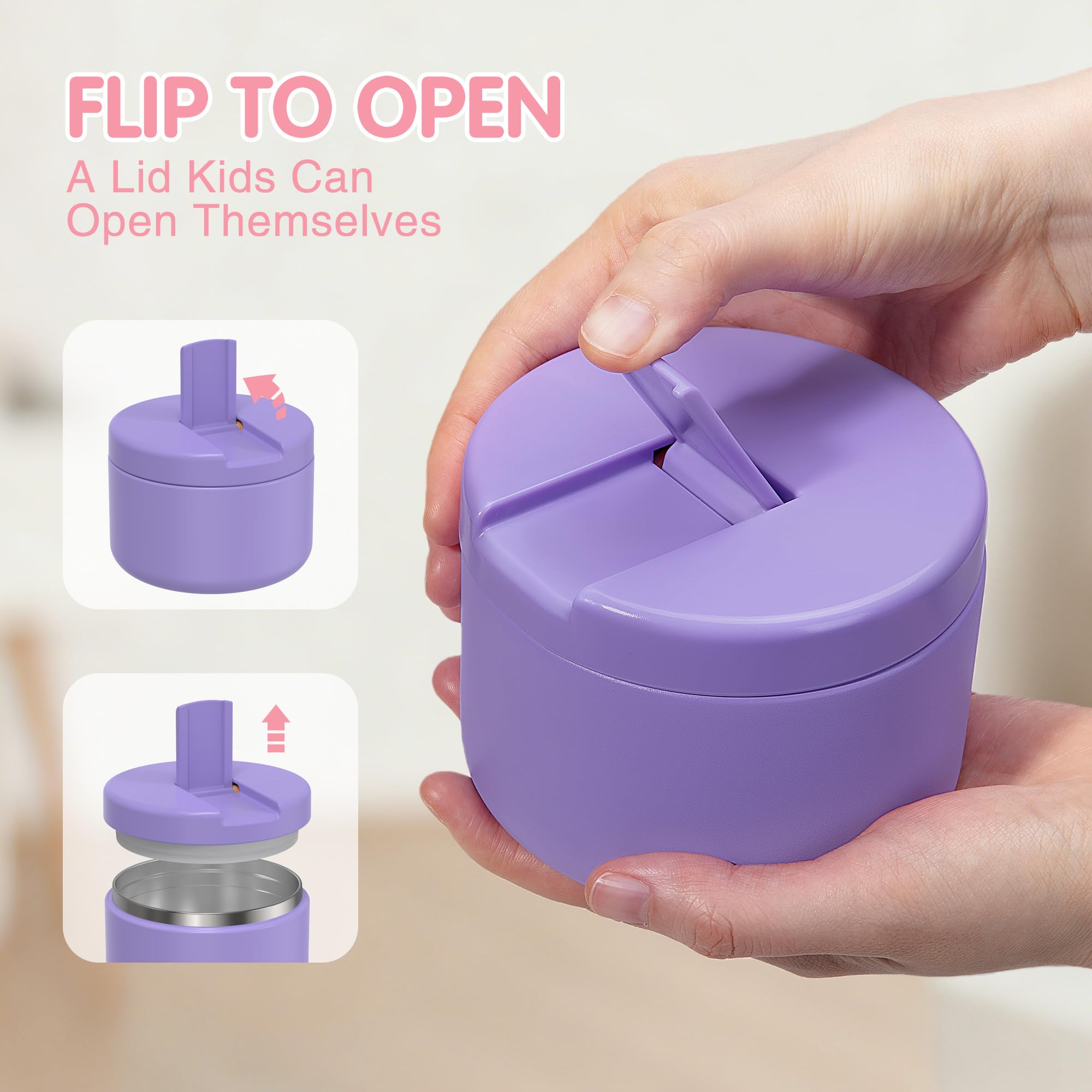 LOHASOK wide-mouth design enabling easy filling and feeding