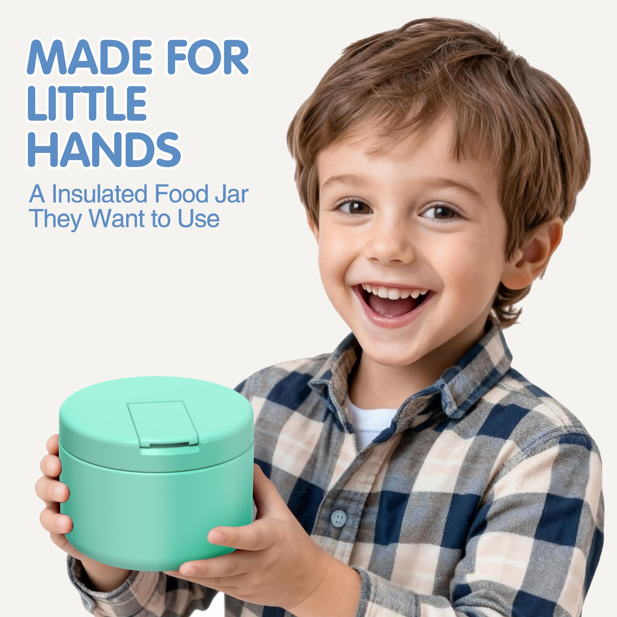 LOHASOK wide-mouth design facilitates easy filling and serving.