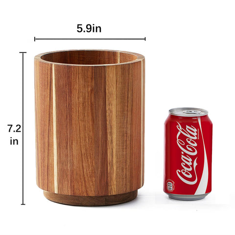 LOHONER easy-clean wood design simplifies after-dish cleanup.